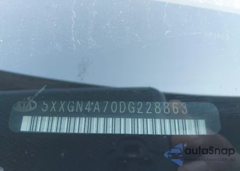 2013 Kia Optima Ex from USA, damaged, VIN 5XXGN4A70DG228863